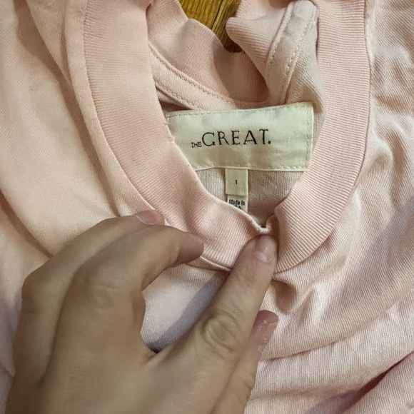 THE Great. Tshirt baby pink - Picture 2 of 4